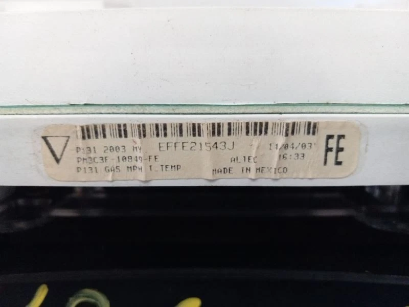 118K; Speedometer Cluster MPH From 11/04/02 Fits 03 EXCURSION 373991 Foto 4 de 4