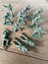 Airfix 1:32 Soldiers American Infantry Bundle x11 54mm Unpainted Plastic 1970s