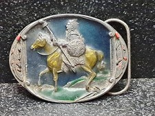BELT BUCKLE SISKIYOU 1990 Native AMERICAN MADE IN USA D-89