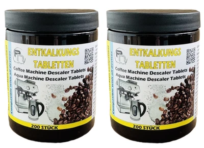 PRONURI 2x 200 Entkalkungstabletten für Kaffeevollautomaten Bosch Jura Melitta Siemens