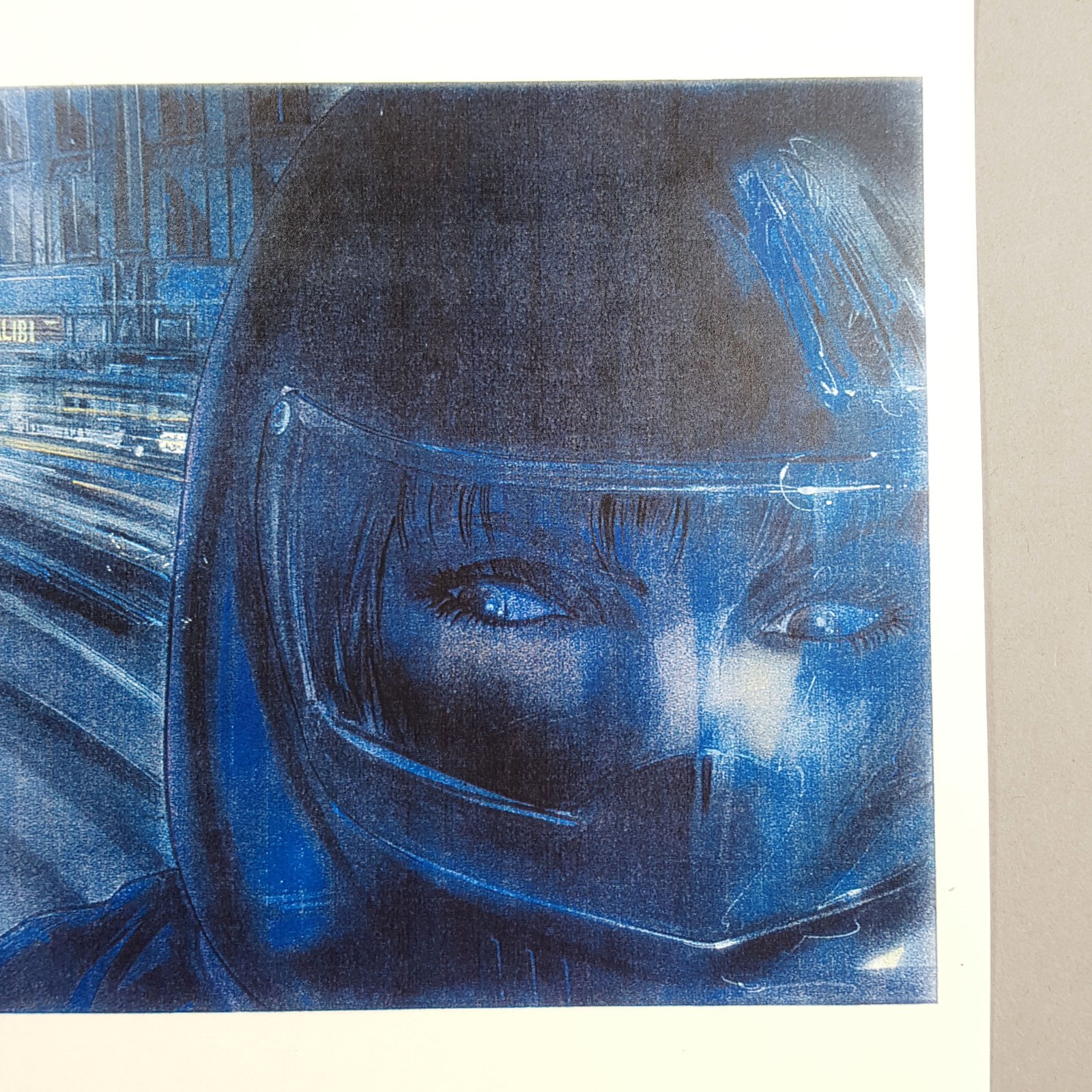 Image 3 of The Matrix - Production Used Color Concept Storyboard - Trinity on Street - Prop