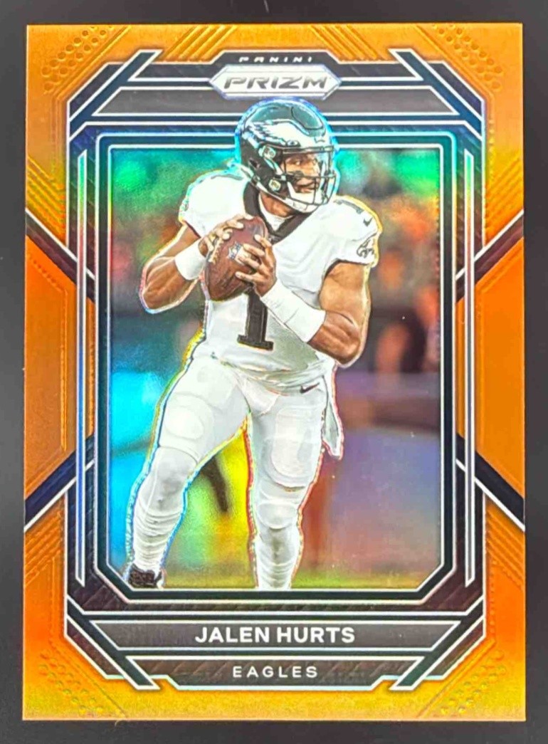 2022 Panini Prizm Jalen Hurts Orange /249 #234 Philadelphia Eagles