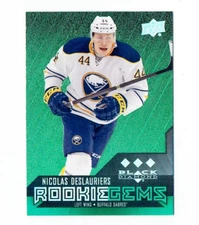 2014-15  Black Diamond - Rookie Gems Nicolas Nic Deslauriers #177 Emerald /25
