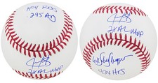 Juan Gonzalez Signed Rawlings Official MLB Baseball w/2x AL MVP - (SCHWARTZ COA)