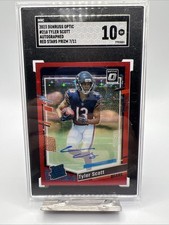 2023 Optic Tyler Scott Red Stars Prizm Auto /11 SSSP! Rare! SGC 10 Pop 1!