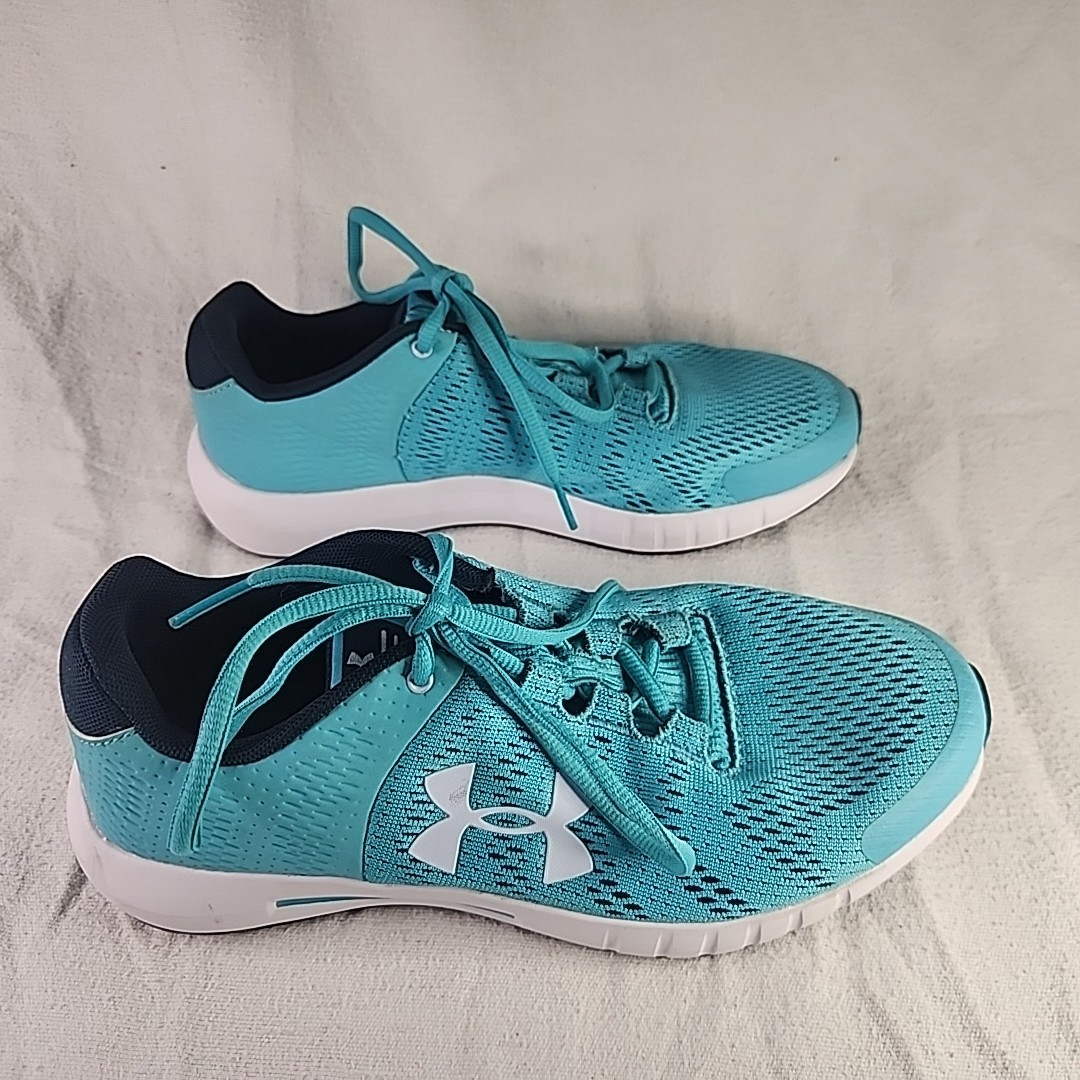 SAOLA Scarpe Under Armour Pursuit 4201723400 Teal Unisex Sneakers Giovani US 6Y