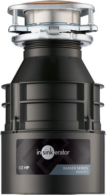 Badger 5 Garbage Disposal, Standard Series 1/2 HP Continuous Feed Food Waste Dis