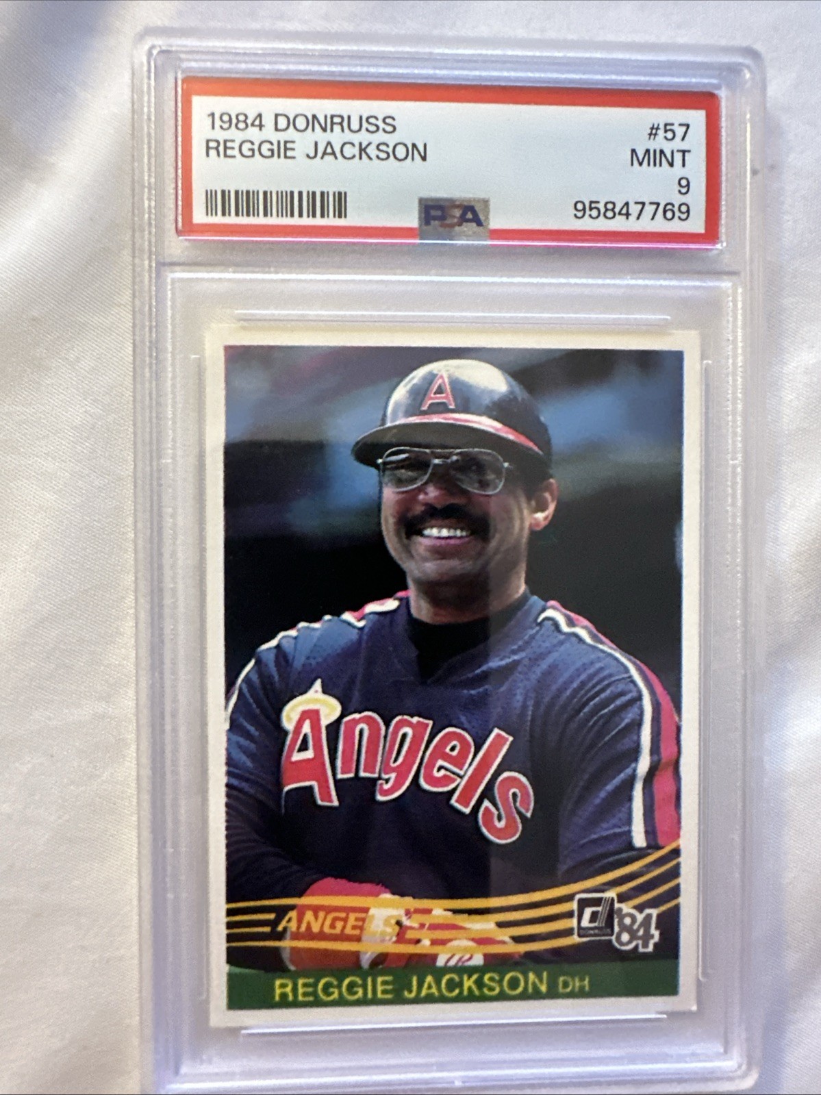 1984 Donruss - Reggie Jackson #57 PSA 9 Mint