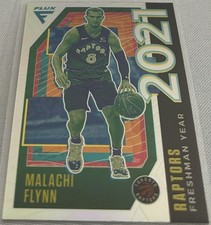 2020-21 Panini Flux Basketball Malachi Flynn Toronto Raptors Blue Ice Rookie 226