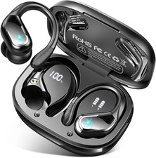 Wireless Earbuds 75hrs Bluetooth 5.4 Headphone Sport, 2026 Bluetooth Earbuds Ste