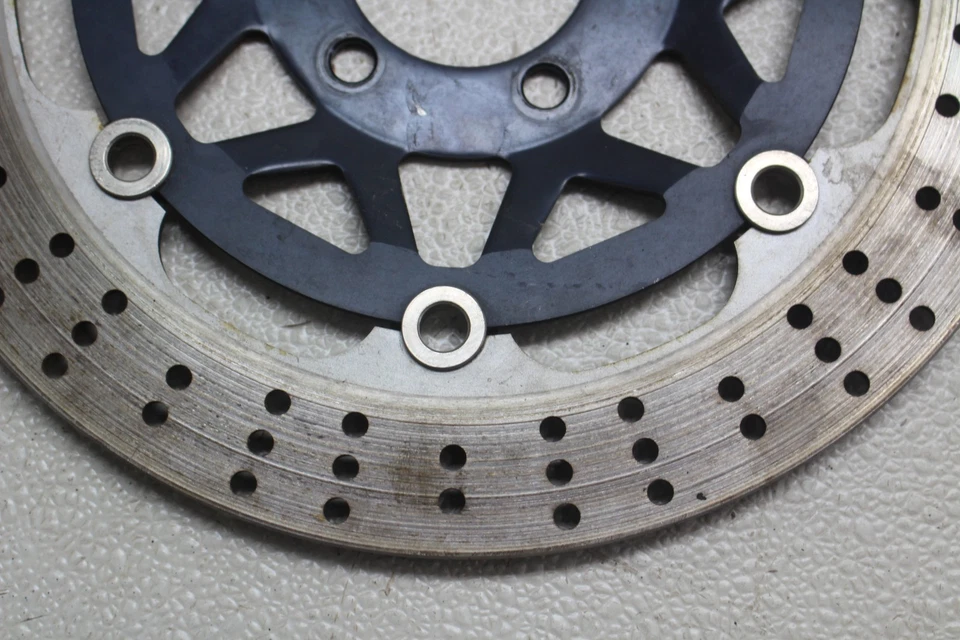 1998-1999 KAWASAKI NINJA ZX6 ZX-6 FRONT LEFT RIGHT BRAKE ROTORS DISCS - Image 3 of 4