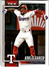 2026 Topps Series 1 #318 ADOLIS GARCIA Texas Rangers MLB Baseball