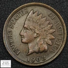 1908 S Indian Head Copper Cent 1C