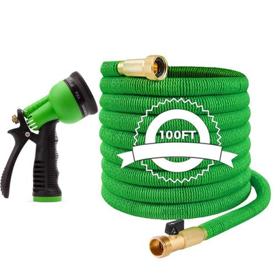 #ad Upgraded 100FT 4X Stronger Deluxe Expandable Flexible Garden Water Hose $26.99