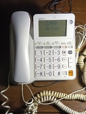Extra LARGE Buttons AT T CL4940 Corded Phone Answering Machine Backlit Display