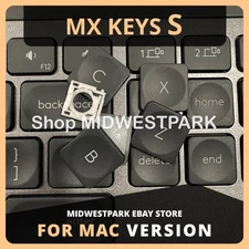 Logitech MX Keys S for Mac Keyboard ~ Replacement Key & Switch Part ~ Space Gray