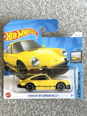 Hot Wheels Porsche 911 Carrera RS 2.7, gelb, fabrikfrisch, nagelneu, versiegelt