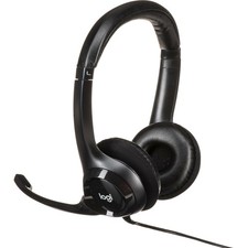 Logitech H390 USB Headset with Noise-Canceling Microphone for Gaming, Meeting