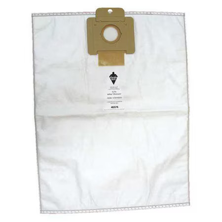 Tough Guy 48Zd76 Vacuum Bag, 4-Ply, Synthetic Hepa Filter Bag, 3 Pk