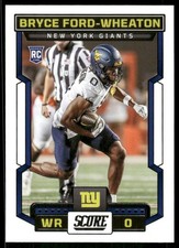 2023 Score #365 Bryce Ford-Wheaton Rookie RC New York Giants football card