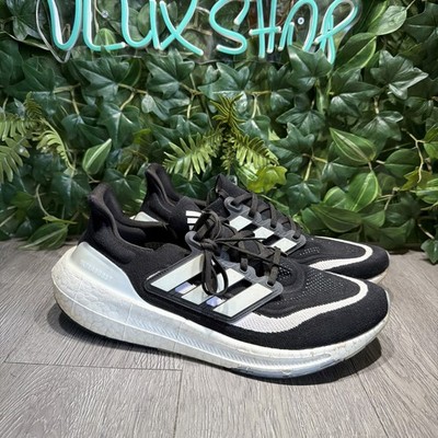 Adidas Ultraboost Light 23 Black White Running Shoes HQ6340 Men's Sz 12