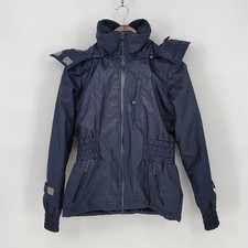 adidas by Stella McCartney Jacket Womens Small Hooded Primaloft RECCO Blue- S