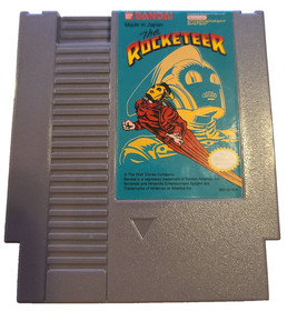 Rocketeer NES Tested Clean w/ Protective Sleeve Bandai Jetpack Action Game
