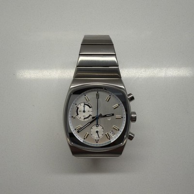 BREW METRIC HYBRID CHRONO STAINLESS STEEL WATCH WATER RESIST 50M ( NEW OTHER )