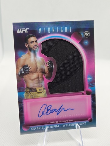 Topps UFC Gabriel Bonfim Rookie Relic Autograph #RRA-GB MMA Card 2025