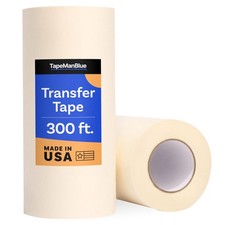 Paper Transfer Tape for Vinyl, 12" x 300' Roll, Made in America, Premium Tran...