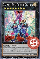 Galaxy-Eyes Cipher Dragon MP24-DE044 Quarter Century Rare 1st Edition