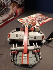LEGO Star Wars Republic Swamp Speeder 8091 - Excellent 100%, Minifigs, Box, Book