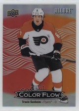 2024-25 Upper Deck Allure Color Flow Red Orange Travis Sanheim #CFL-55 1c8c