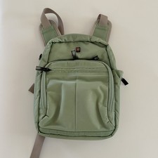 VICTORINOX Swiss Army Small Backpack Mini Travel Bag Green Multiple Pockets