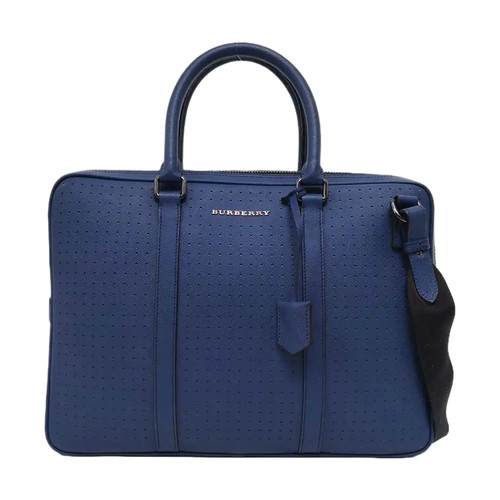 BURBERRY Bags Leather Blue Free Shipping | Duties Paid