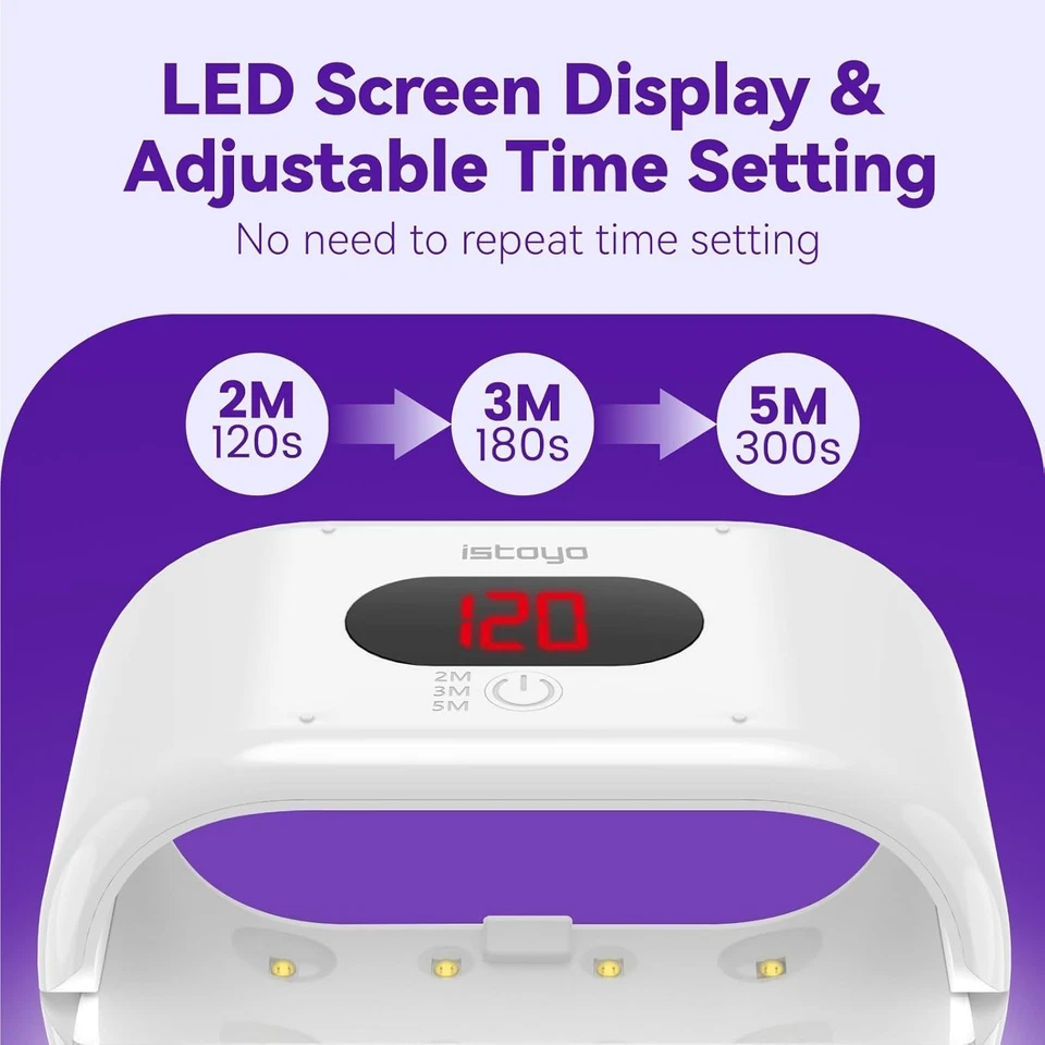 Two-Sided UV Resin Light UV Light for Resin with Digital Display and Longer - image 3 of 4