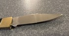 Vintage Crocodile Engraved Pocket Knife Gold-plated or Brass Handle with COA — photo 6
