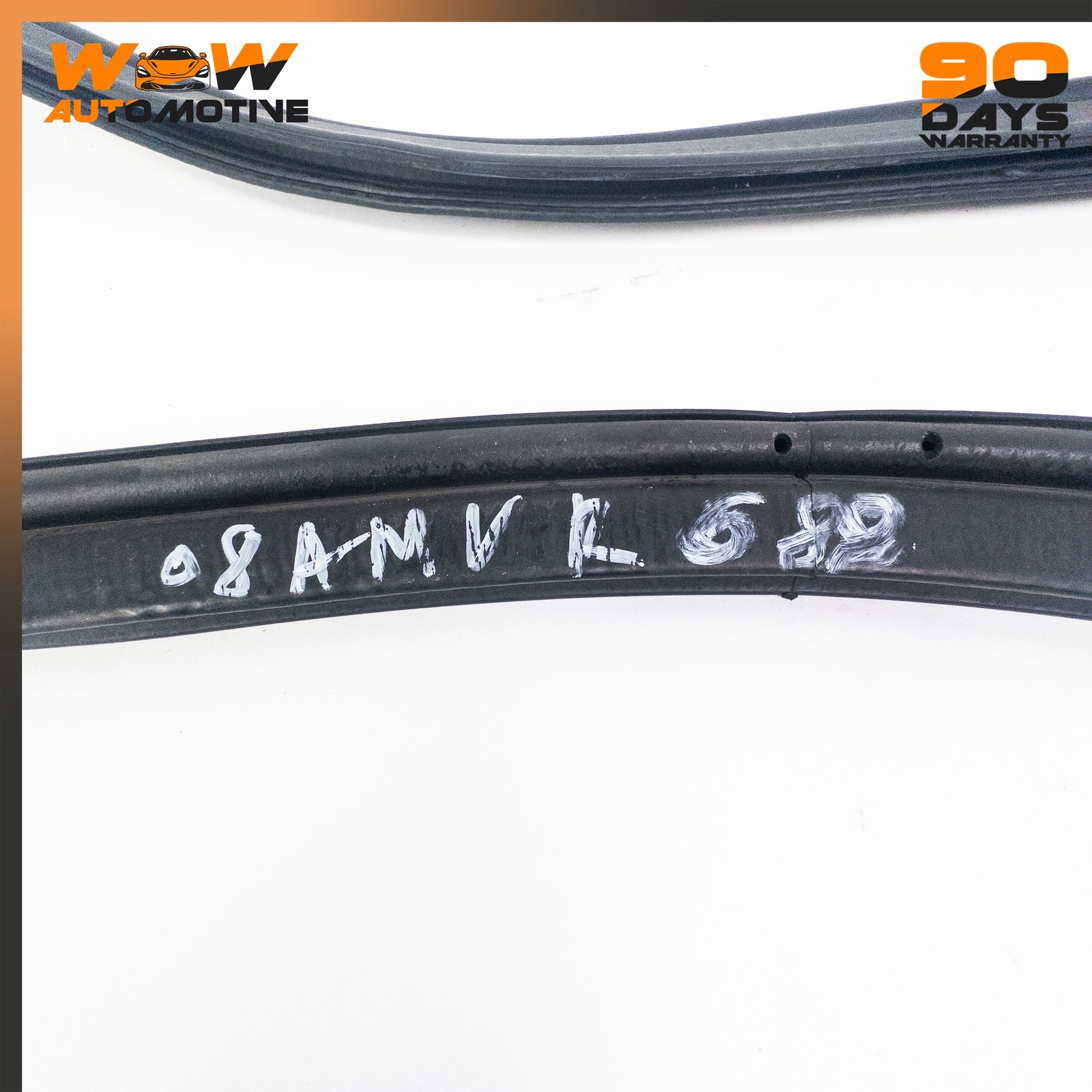 06-16 ASTON MARTIN V8 VANTAGE REAR TRUNK LID TONNEAU WEATHERSTRIP SEAL OEM