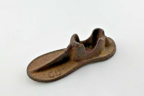 Antique Cast Iron Cobbler Child Shoe Form Mold Last Anvil Tool Decor