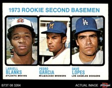 1973 Topps #609 Dave Lopes Rookie Second Basemen 7 - NM