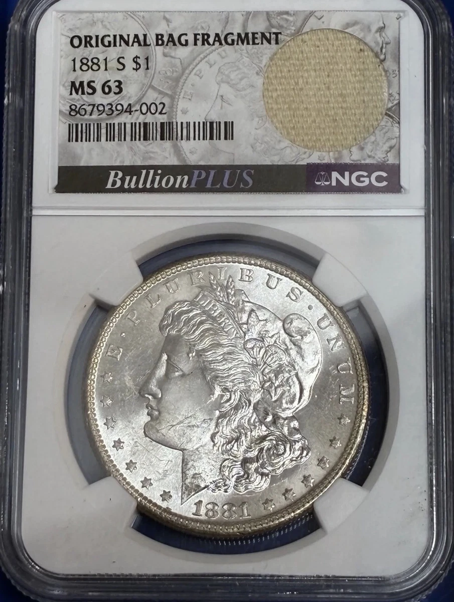 MS 63 Graded 1881 Year Morgan US Dollars (1878-1921) for sale | eBay