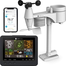 Ambient Weather WS-7078 Smart Weather Station w/WiFi Remote Monitoring and
