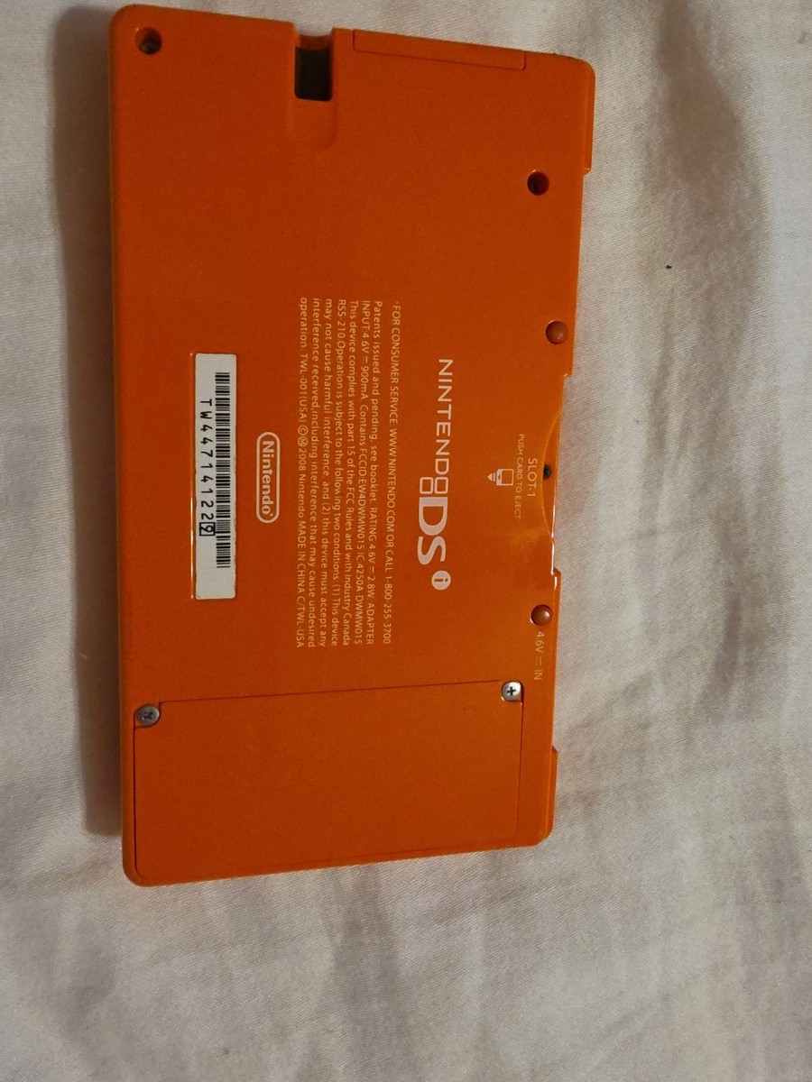 Nintendo DSi Orange handheld system Console | eBay