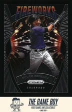 2020 Panini Prizm Fireworks #F-3 Nolan Arenado Colorado Rockies
