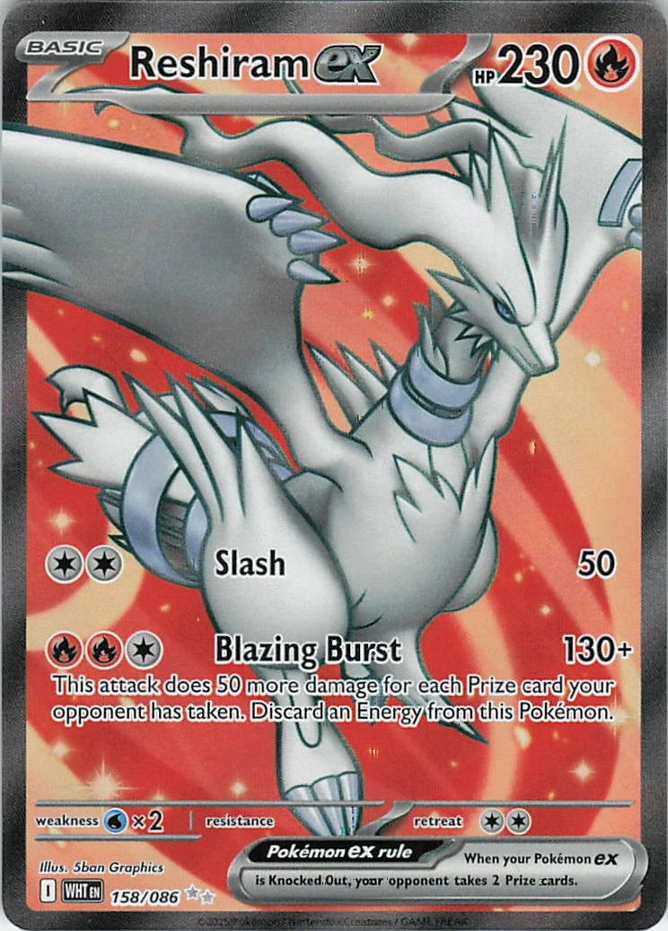 Reshiram Ex for sale | eBay
