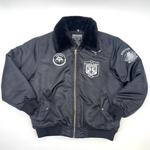 ジャケット・アウター AVIREX B-15 Bomber Jacket Black Knights Avirex B15 for sale | eBay