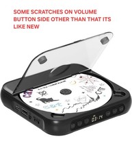 ENVYCLOUD CD Player Portable with Dual Stereo Speakers Rechargeable Black READ