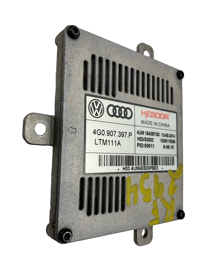 2015 Audi A3 Right Front Headlight Ballast Control Module 4G0907397P OEM - Image 2 of 4