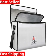 XL Fireproof Document Bag with Thermal Insulation – Ultimate Protection & Style