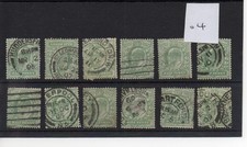 GB - Edward V11  (A 04) - 0.5d value - 12 copies - used